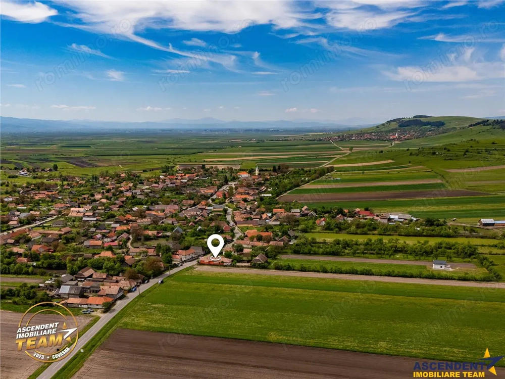 FILM! Pe 1.200mp teren+rezidenta cu gradina inflorata,aproape de Targu Secuiesc:Belani