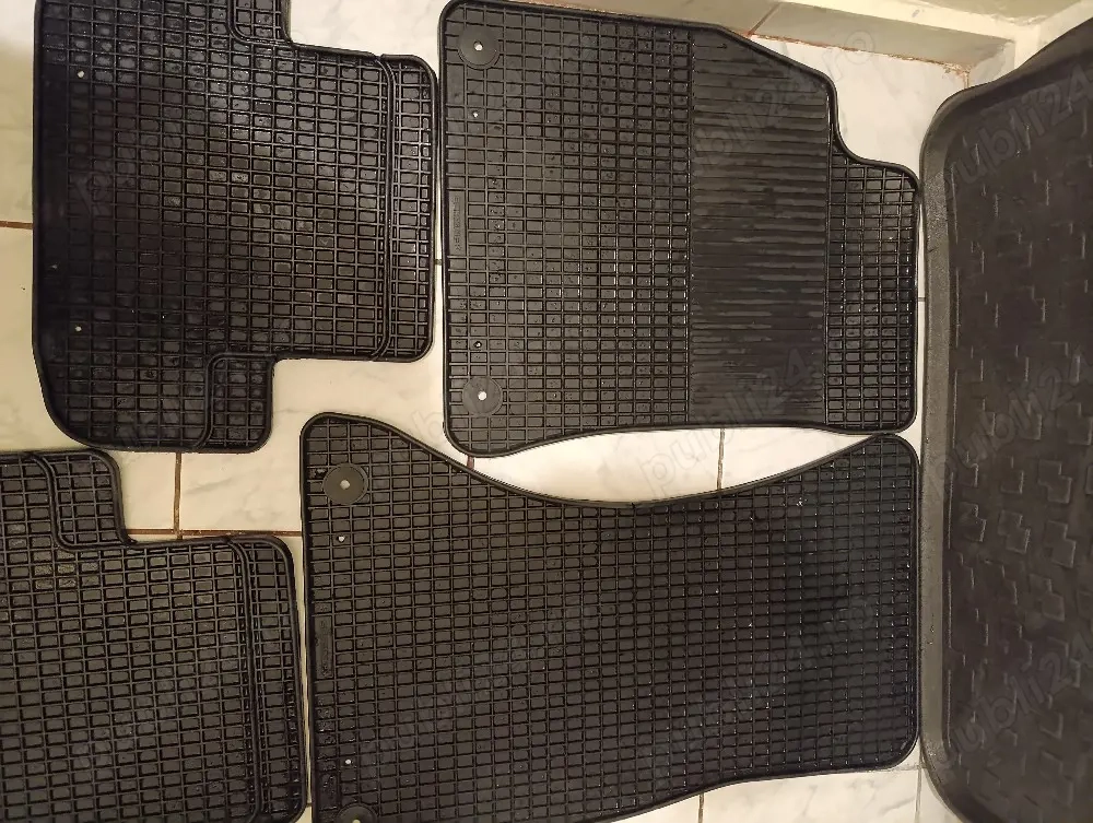 Set covorașe cauciuc + tavă portbagaj,  Audi A4 B8 facelift