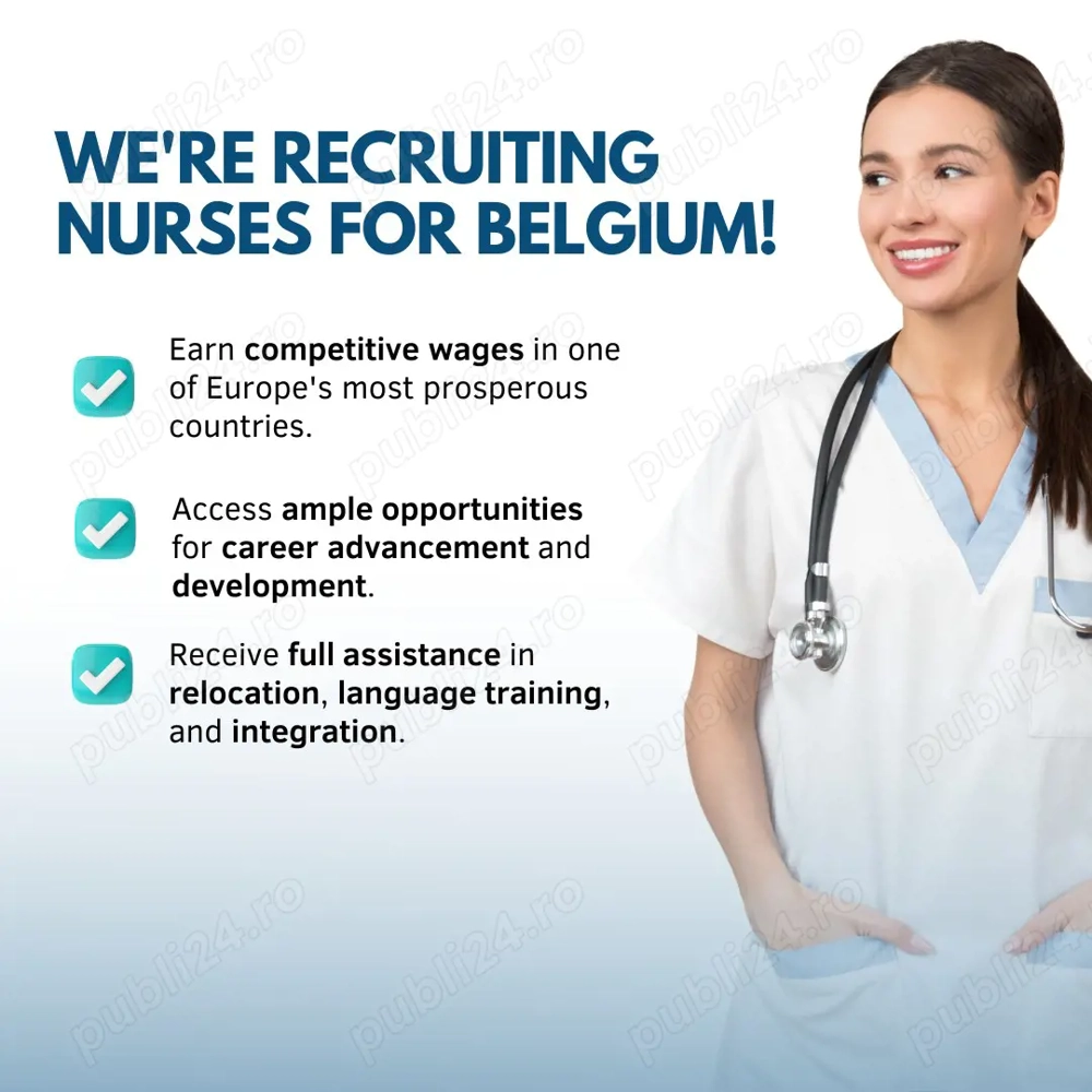 Posturi in BELGIA pentru asistenti medicali ABSOLVENTI 2025 2026 