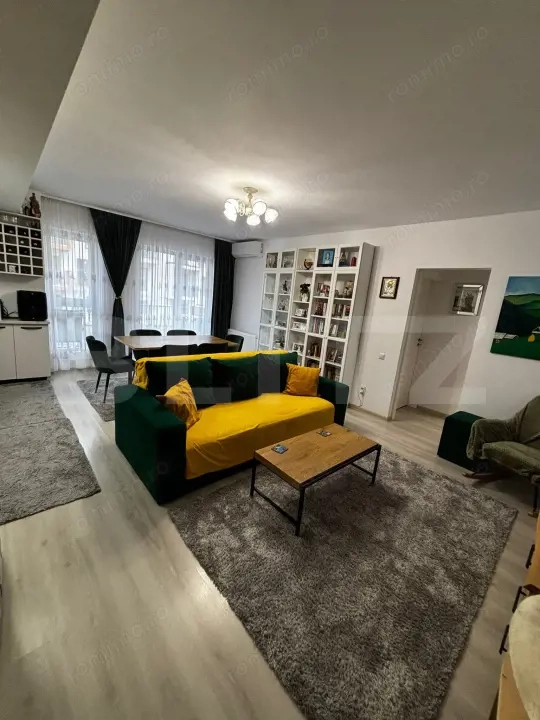 Apartament luminos, cu 3 camere, 75 mp, etaj intermediar, zona Eroilor