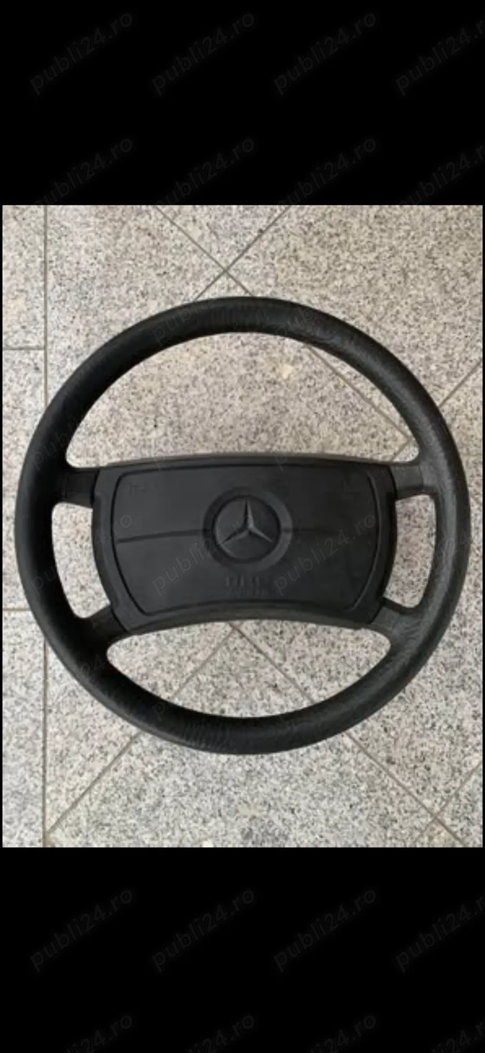 Vând volan Mercedes W123 ,C123 ,W124 C124 , W126,C126 , model USA cu airbag 