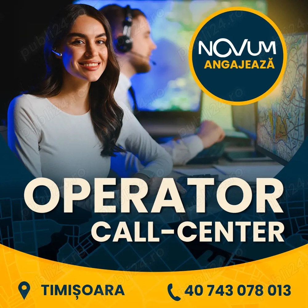 Angajăm operator call-center în limba română