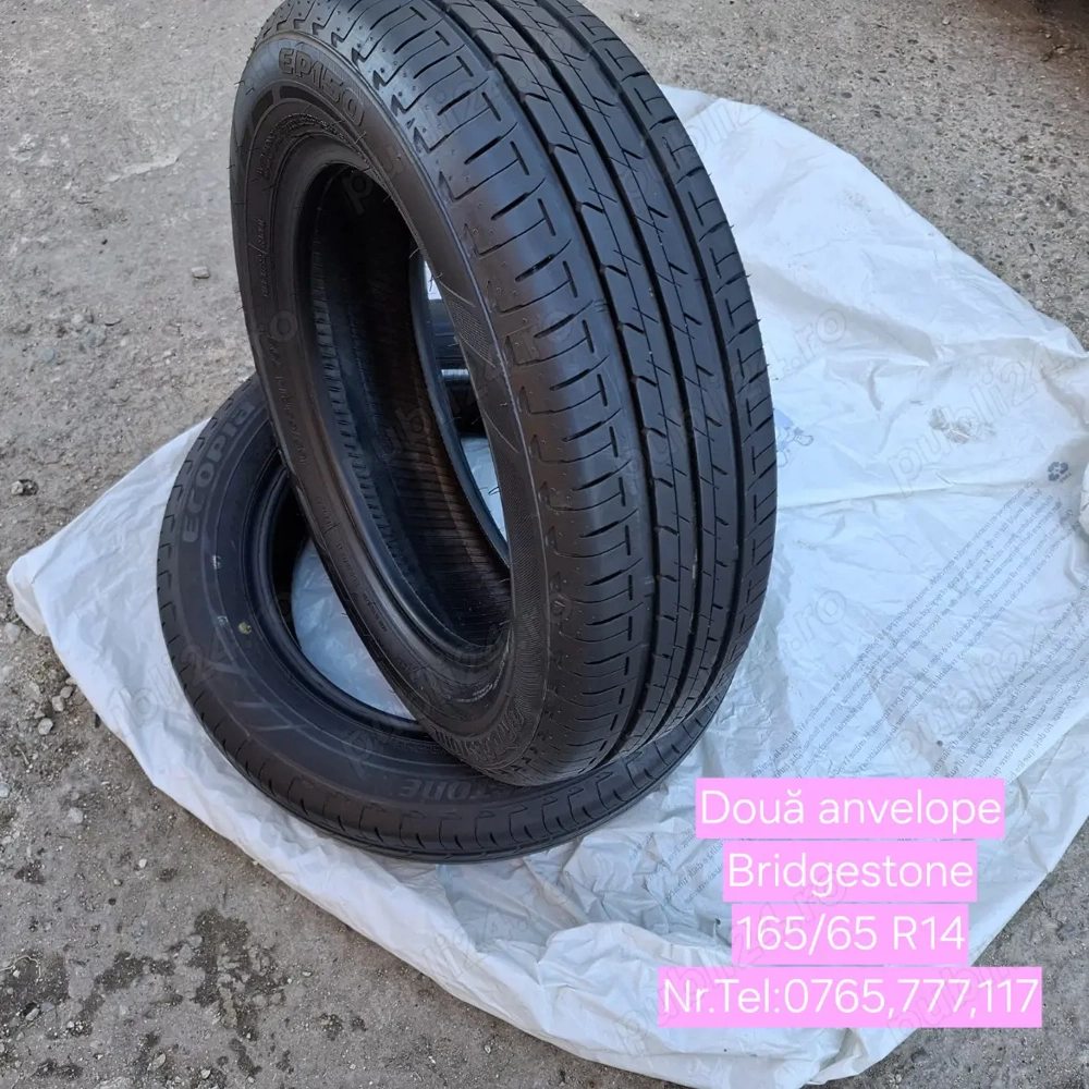 165/65 R14 BRIDGESTONE Ecopia EP150 anvelope 2 buc. Cauciucuri de vara ca noi