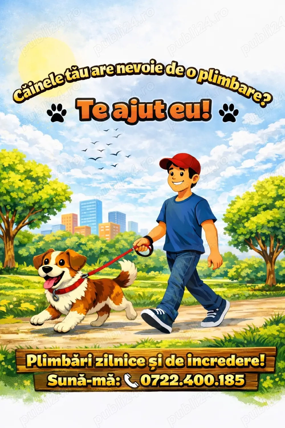 Plimb Câini(servicii flexibile)