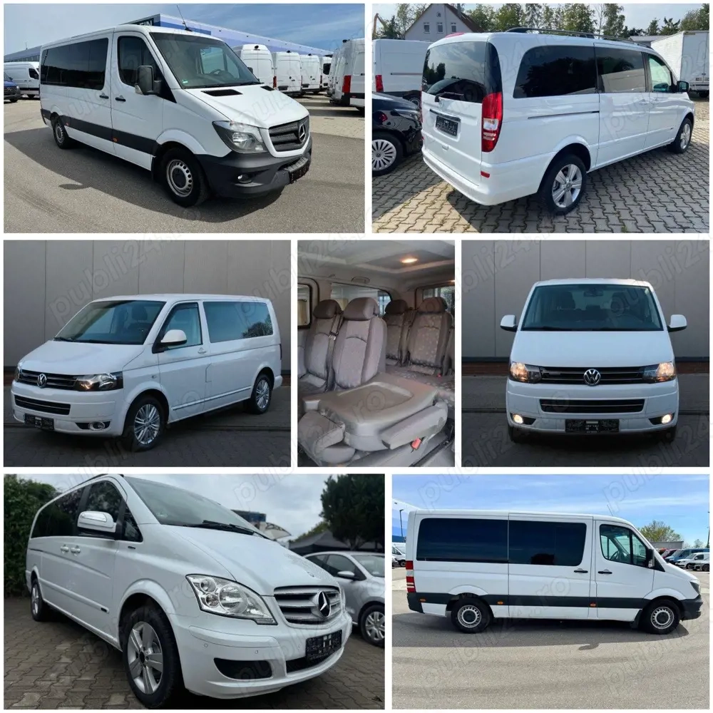 Inchirieri microbuze 8+1 Transport intern international de persoane