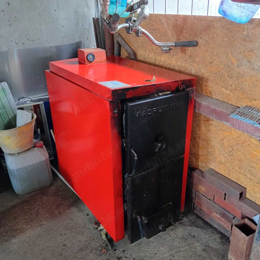 Centrala Viadrus 40 Kw pe lemne