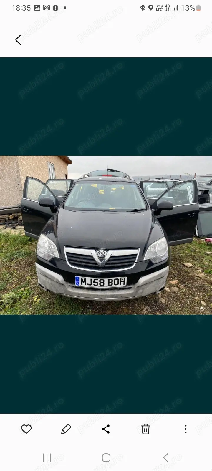 Vând grup spate Opel Antara an 2009 110kw 