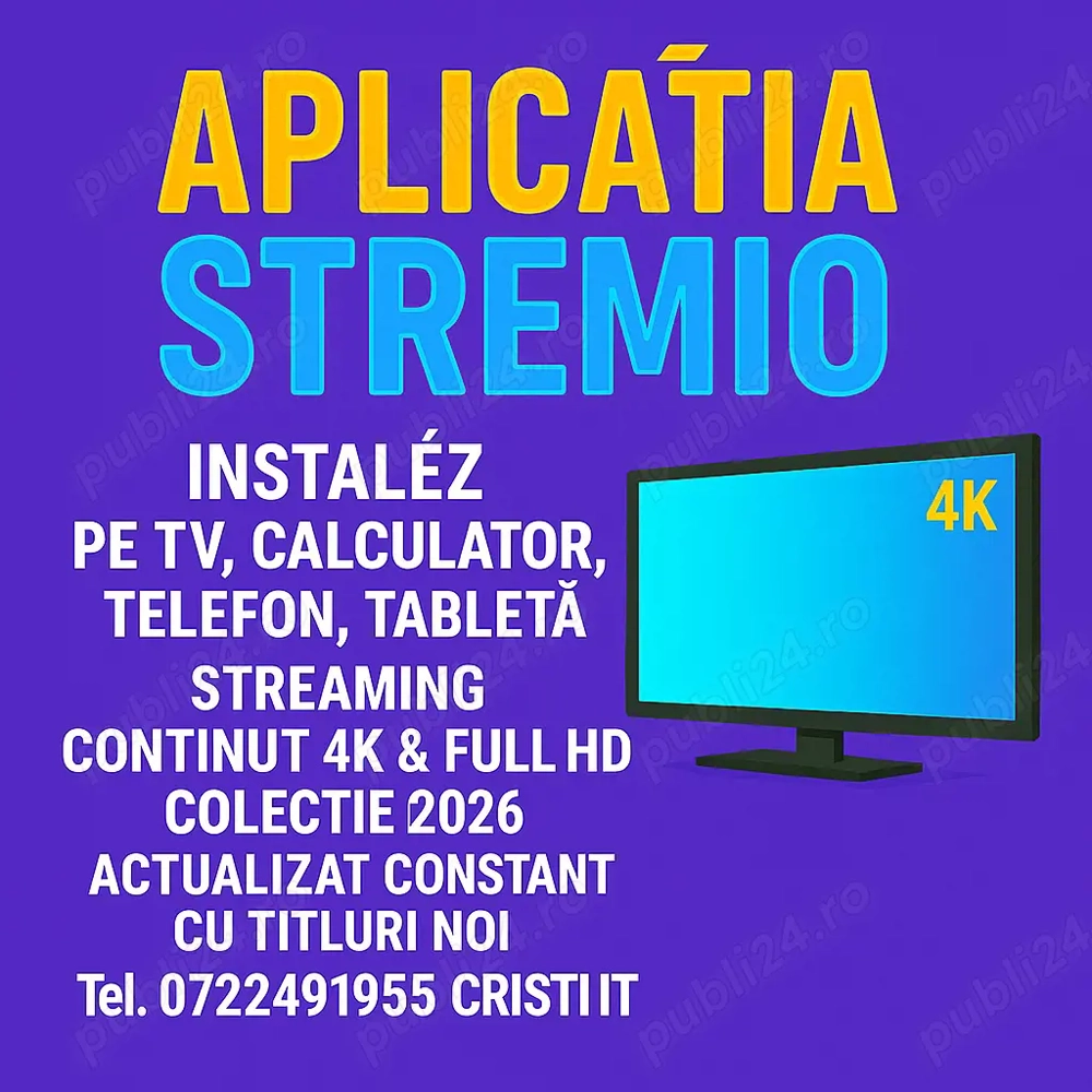 Instalare WINDOWS 11*10 aplicatie filme 4K Jocuri site Imprimanta OFFICE 24 la domiciliul clientului