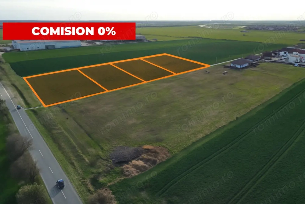 Sanandrei - Comision 0% - Loturi Industrial: 1200 mp - P.U.Z. - utilit.complete