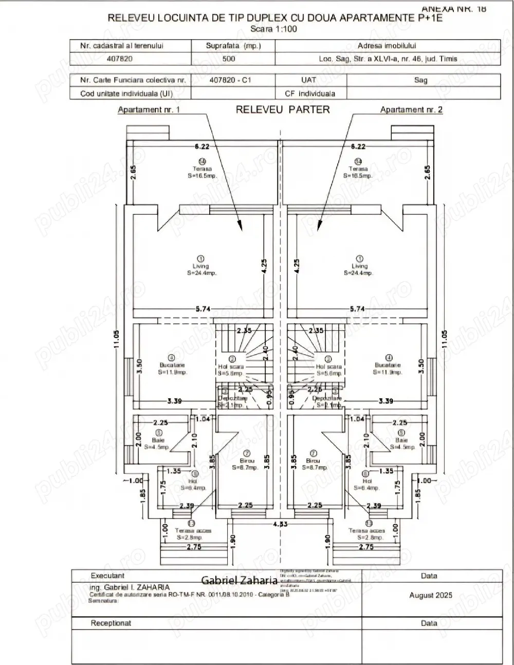 Duplex  de Vânzare 