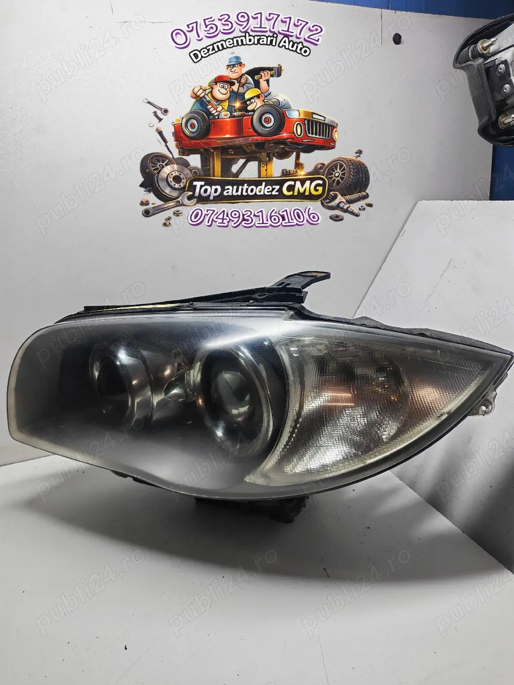 Far stanga Bmw Seria 1 E87 E81 E88 63 11 7170291 02 facelift LCI Bi Xenon EUROPA