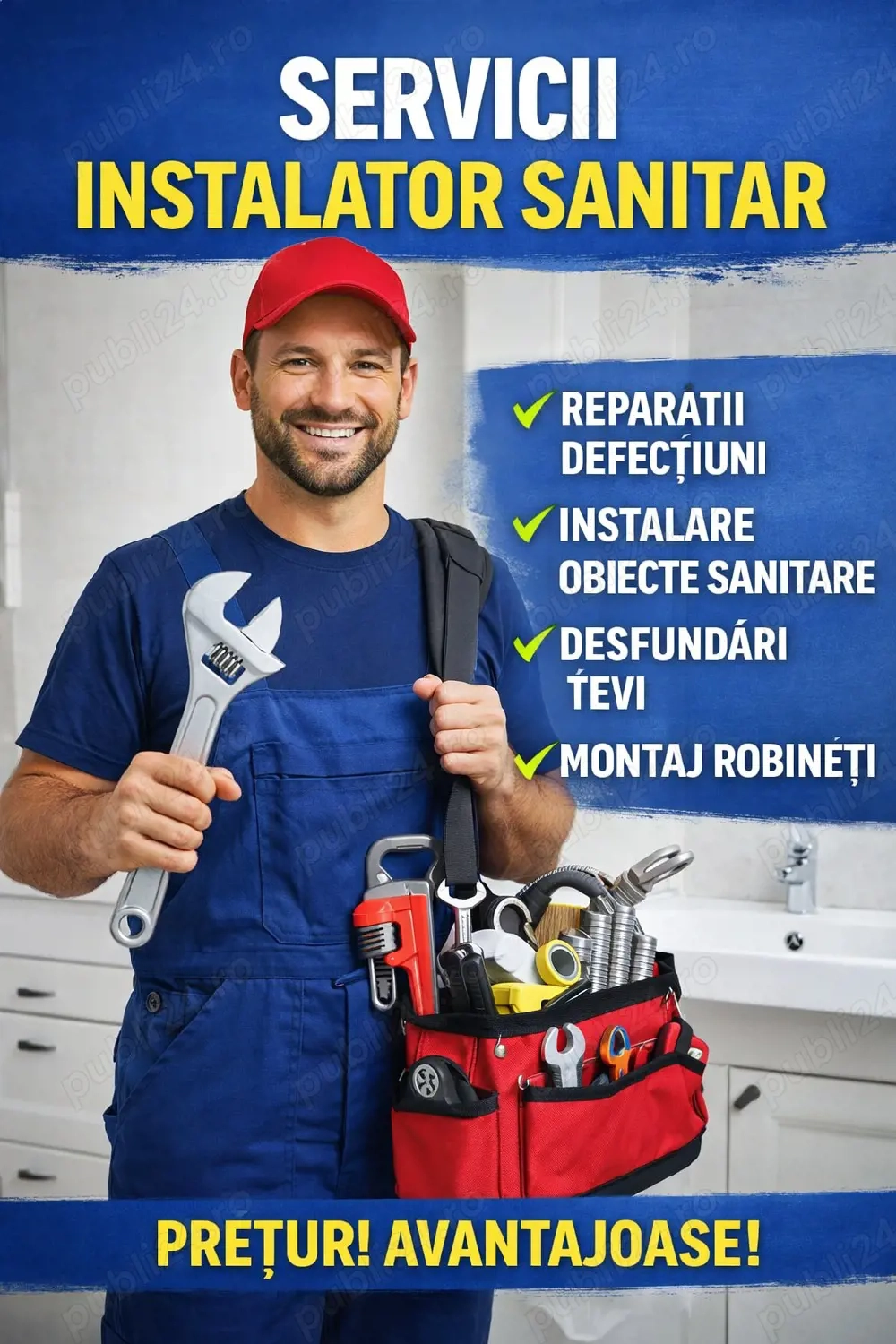 Instalator sanitar de urgență 24 7
