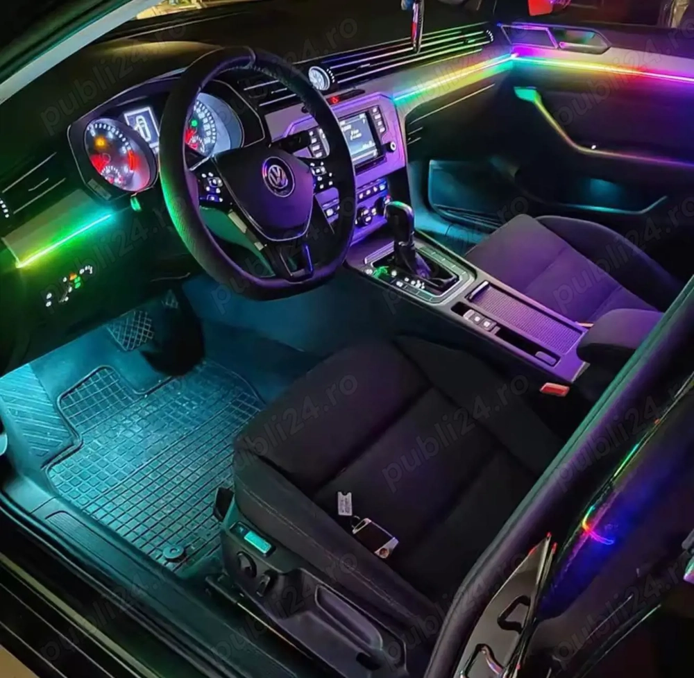  Kit Lumini Ambientale Interior Auto – Symphony 18 în 1 | Pachet Premium