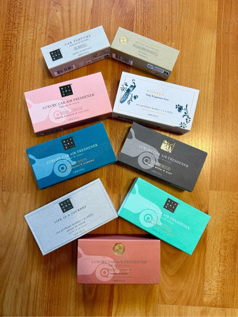 Odorizant rezerve masina/auto Rituals diferite modele