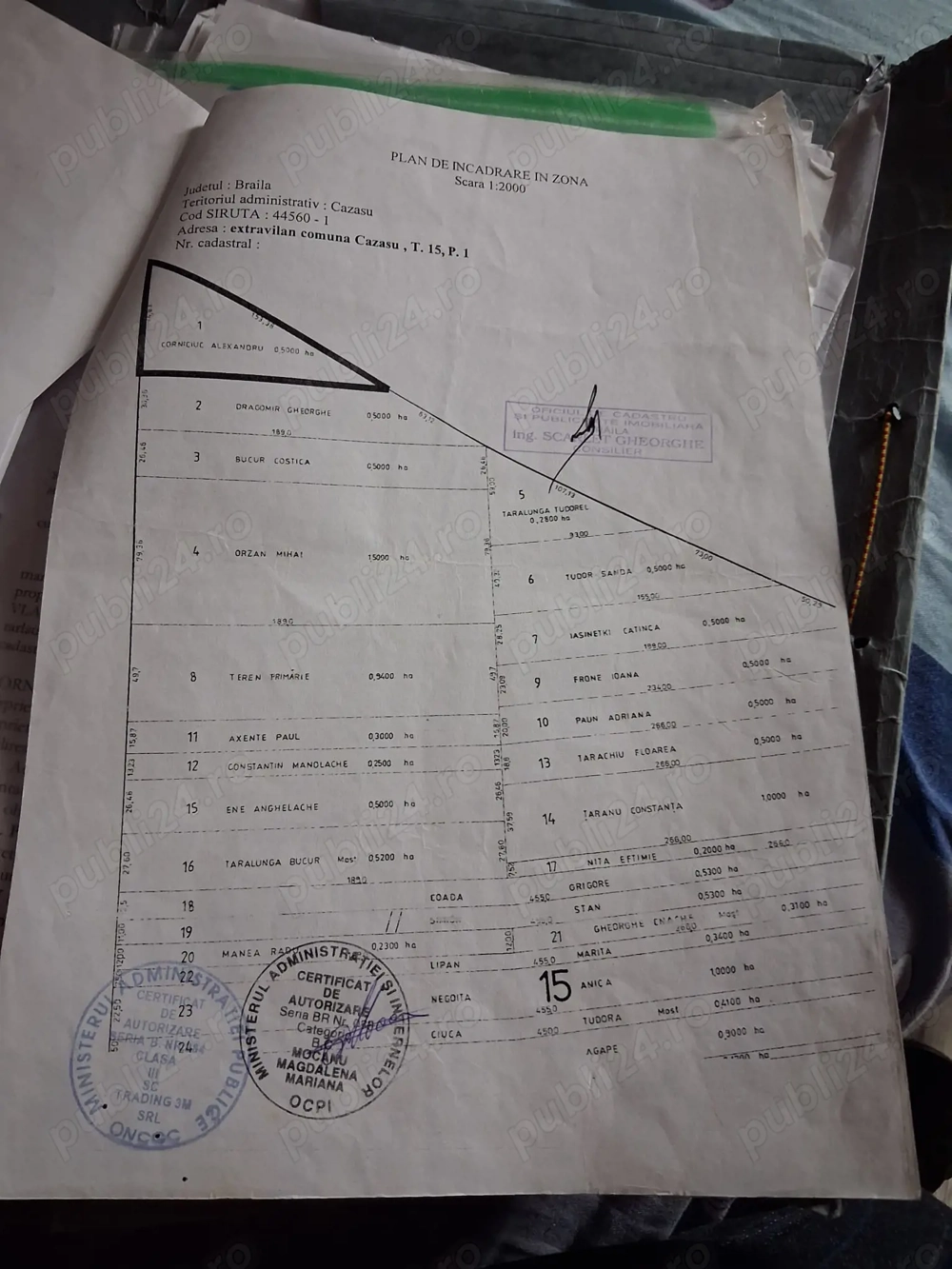 Vand 5000 mp construibil