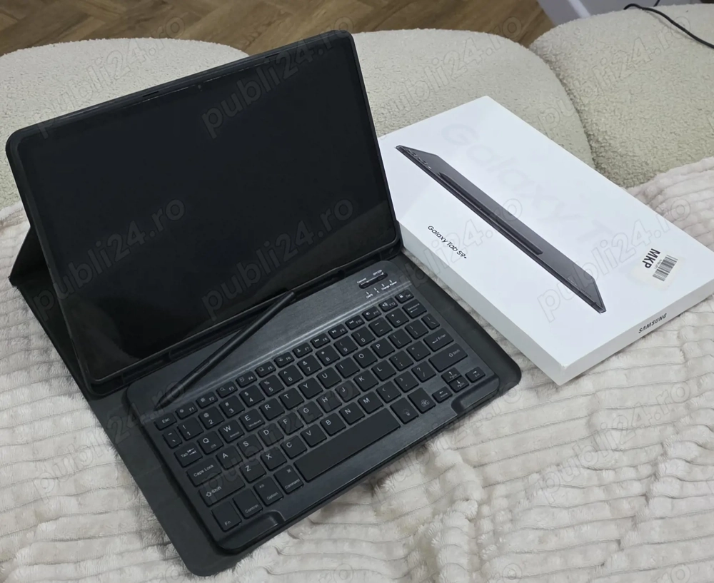 Tableta Samsung Galaxy s9+ , folosita 5h ca noua , 256 gb , 12 gb RAM , Aliensurface,tastatura,pen