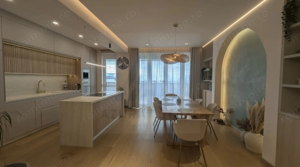 Penthouse 133 mp utili,4 camere, 2 terase, loc parcare, zona centrala