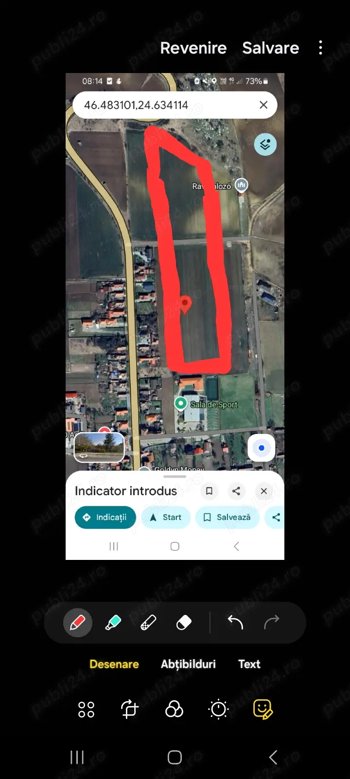 De vânzare pământ intravilan în Acățari 190 ari preț 2200 Euro aria. Zonă foarte bună. 