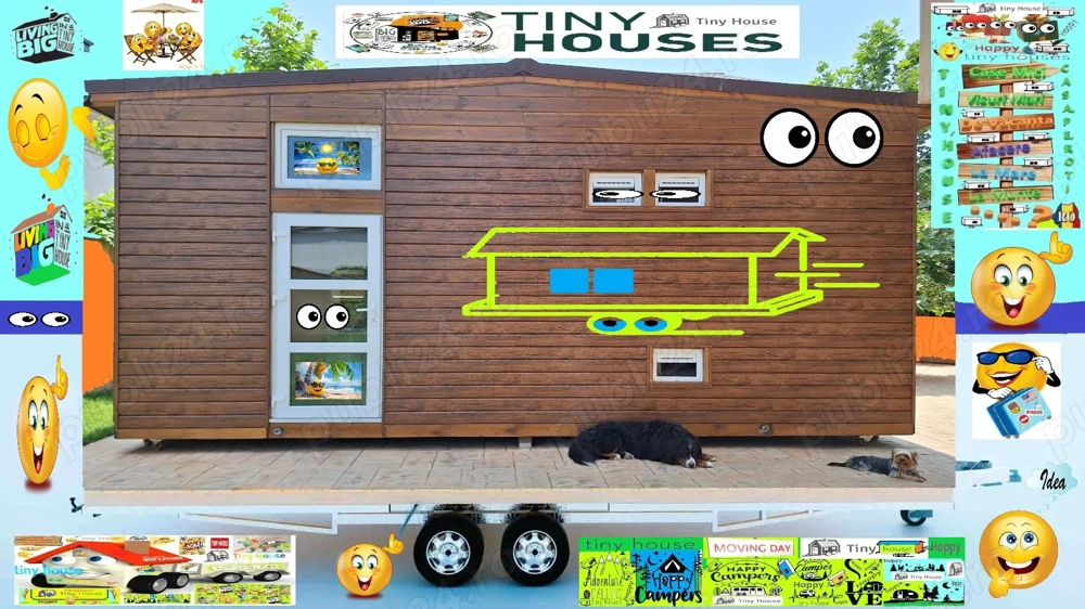 Tiny House-Casa De Vacanta -Casa Mobila-Mini Casa Pe Roti-Rulota-Office-Remote Work-Vand
