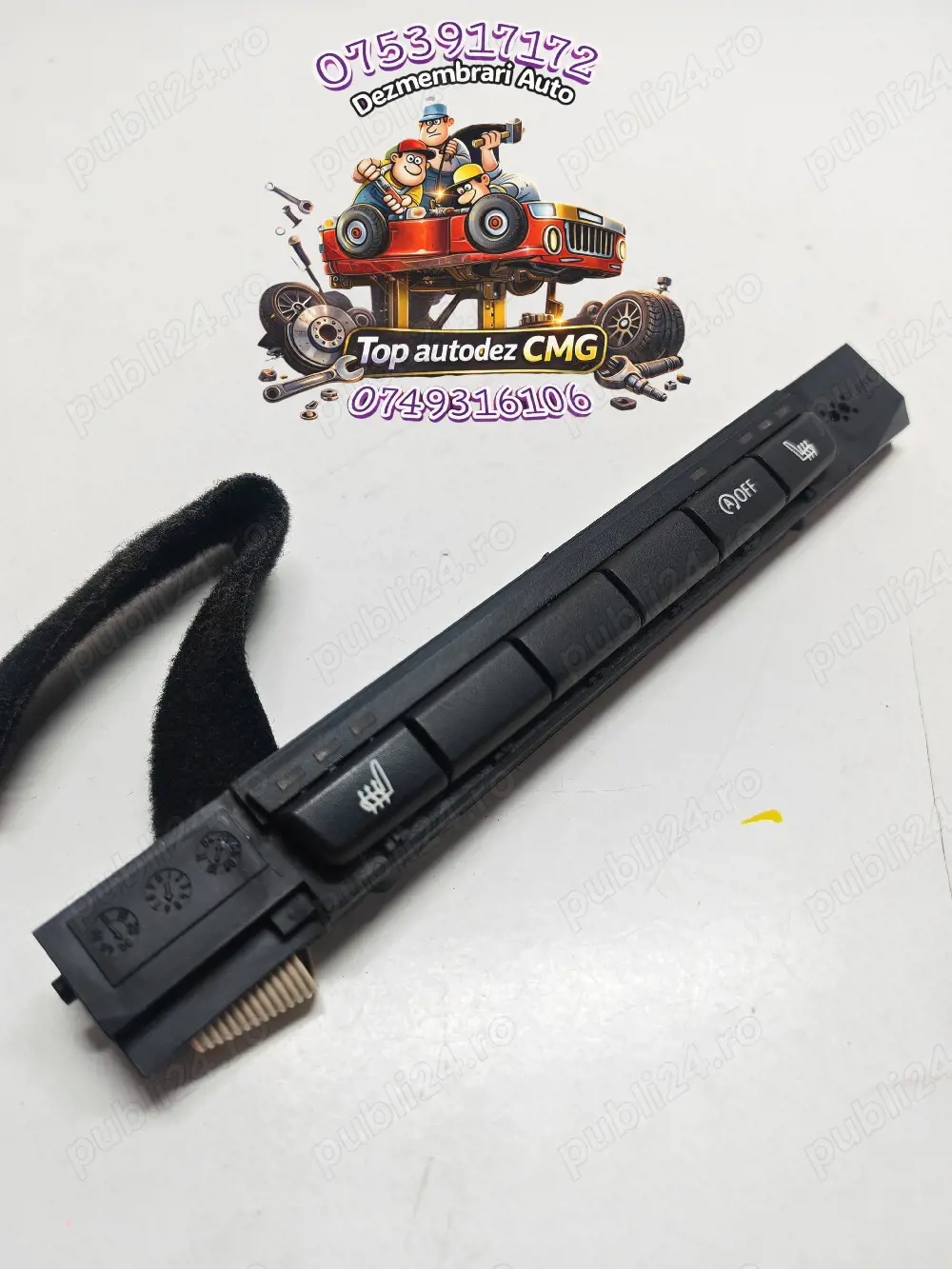 Panou butoane incalzire scaune Bmw Seria 1 3 E87 E81 E88 E90 E91 E92 E93 61 31 6970920 05 buton star