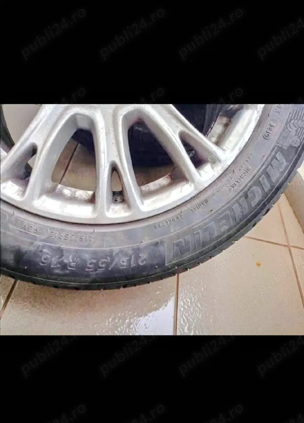 set 4  jante aluminiu, Ford originale cu cauciucuri de vara Michelin pe 16 ", stare perfecta .2