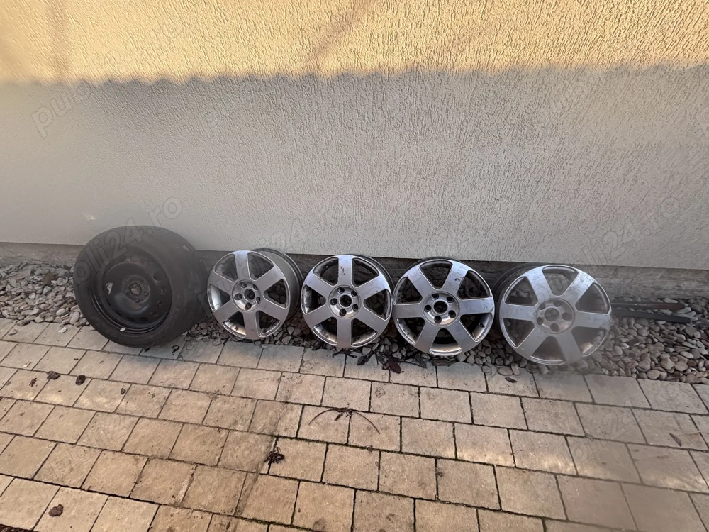 Vand 4 jante 16, roata rezerva tabla