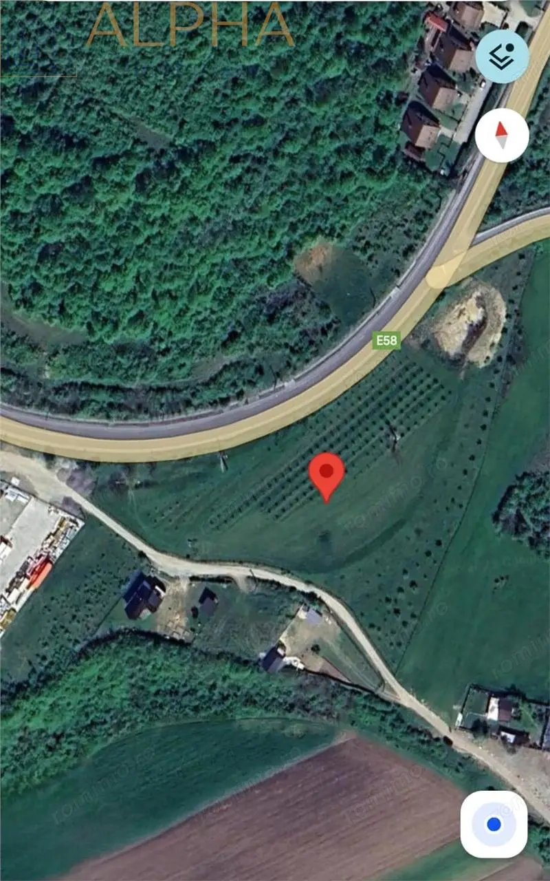 Teren intravilan 12.300 mp – oportunitate investitie industriala comerciala –BN, Crainim #259;t, DN1