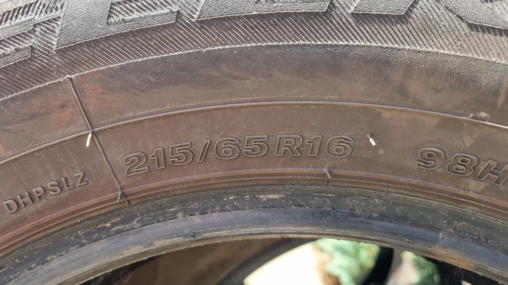 Cauciucuri de vara BRIDGESTONE 215/65/R16 -98H-DOT-2019 in stare buna
