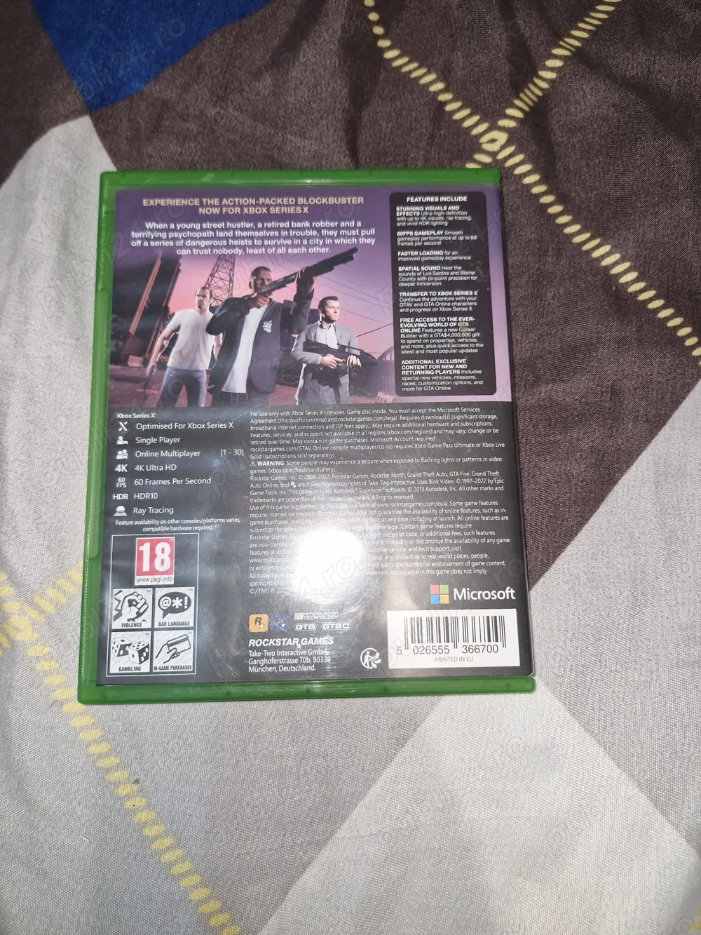 Jocuri GTA v si FC24