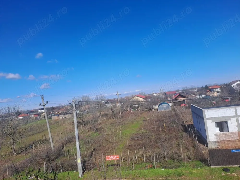 Vand teren intravilan 600 mp x2 12mx50 m 