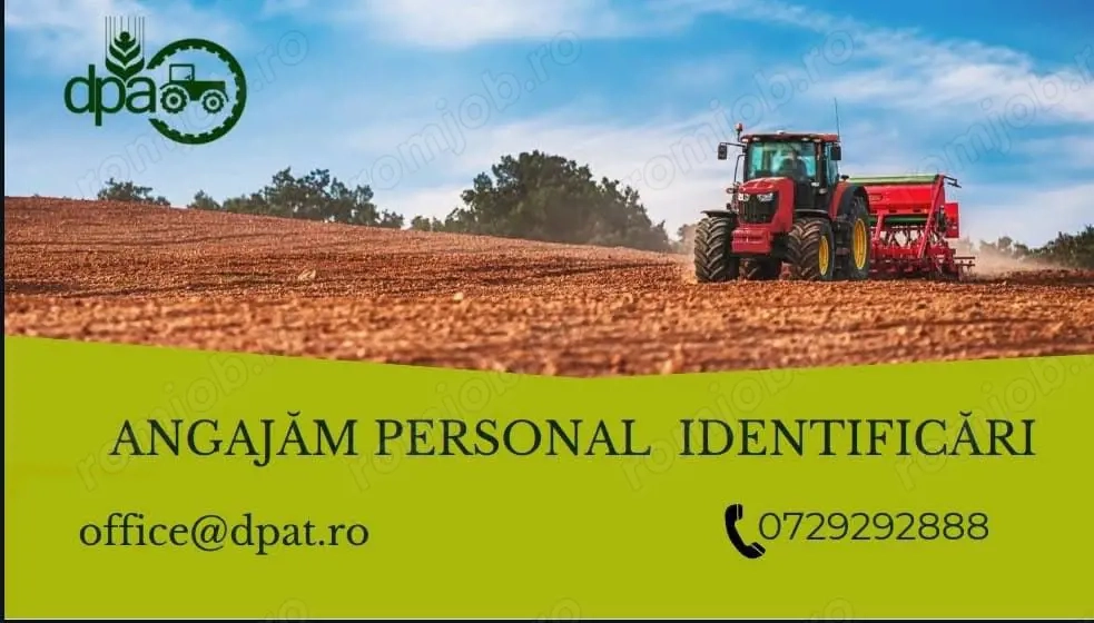  Angajăm   Agent identificări piese tractor 