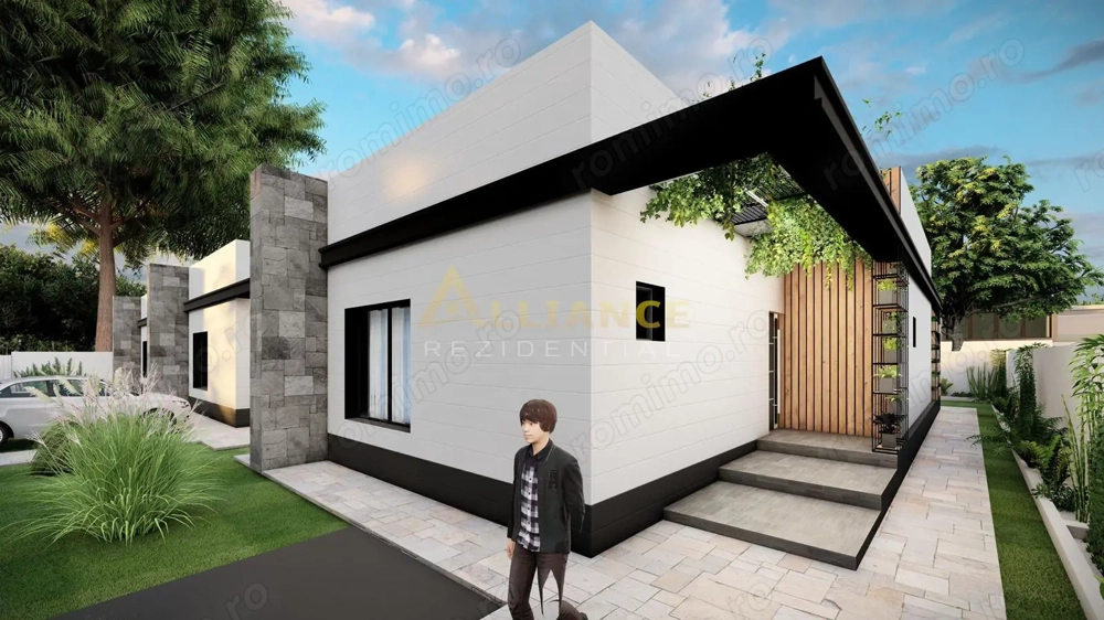 <Casa individuala> 3 camere 2 bai 310 mp teren