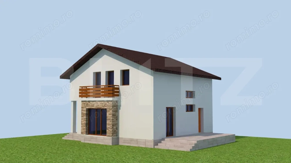 Casă S+P+1 120 mpu, teren 284 mp, Preajba-zona Damila