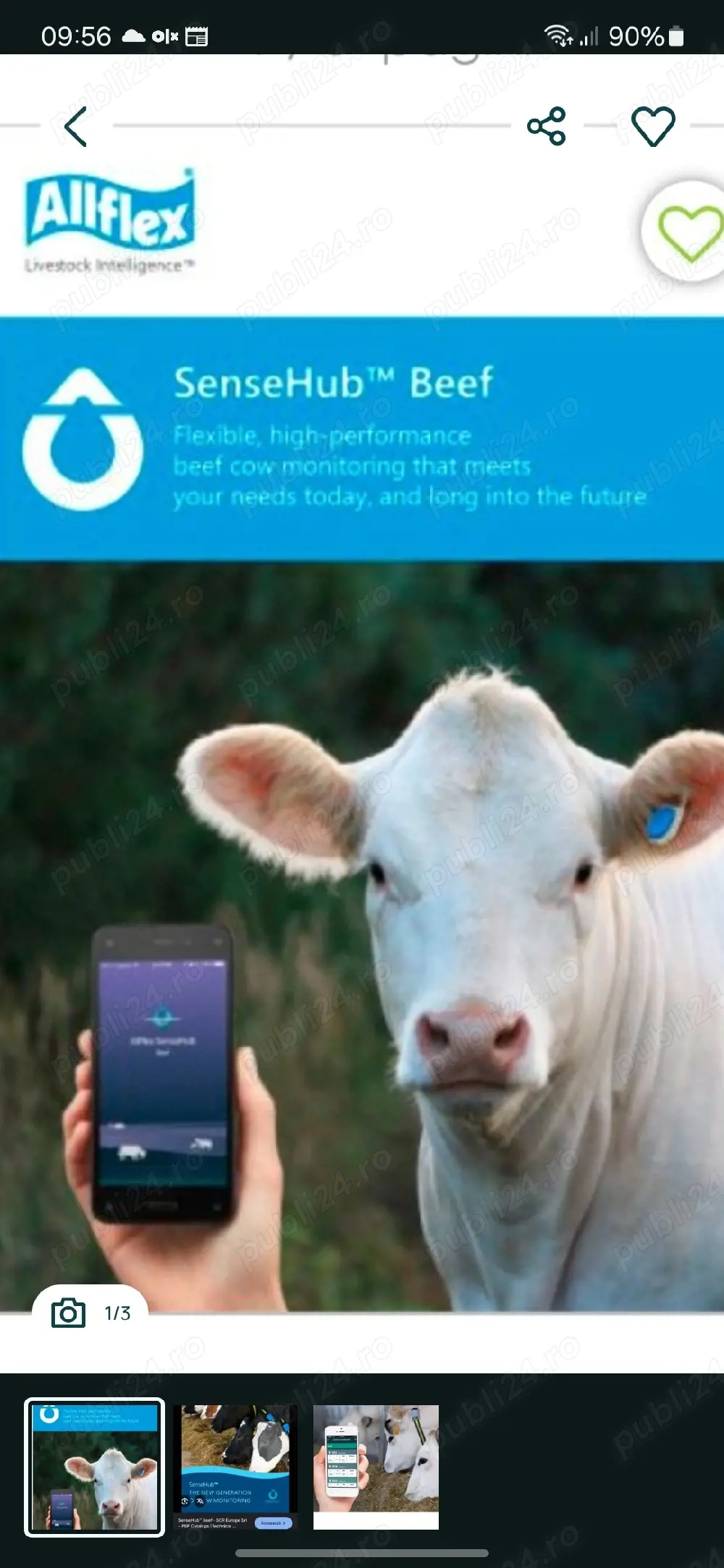 Aparat digital Ferma - calduri vaci si informatii ferma