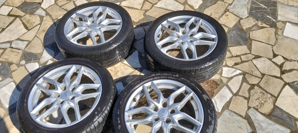 Jante aliaj anvelope vara 215 50 R17 Hyundai i30 i40 Elantra Tucson