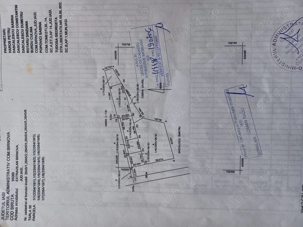 Vand teren 1300 m patrati in sat Paun,com.Barrnova.pret 14700 euro neg.