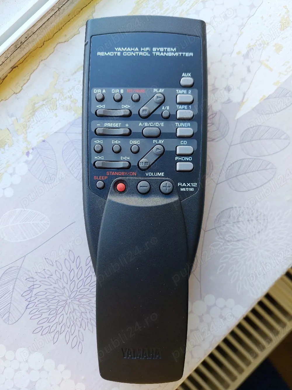 Yamaha RAX 12 seria WB72180 Fără Capac Baterii