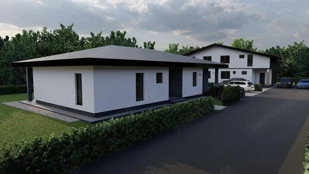 Casă cu teren 550 mp, disponibilă la roșu, semifinisat sau finisat