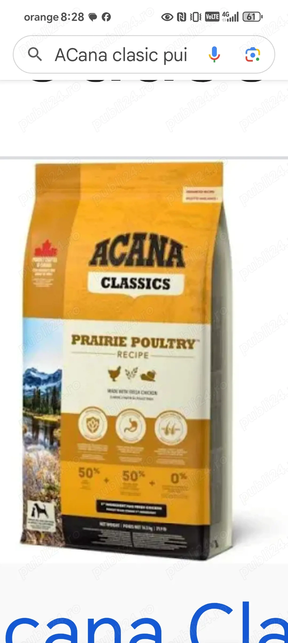 Vand hrană uscata caini Acana