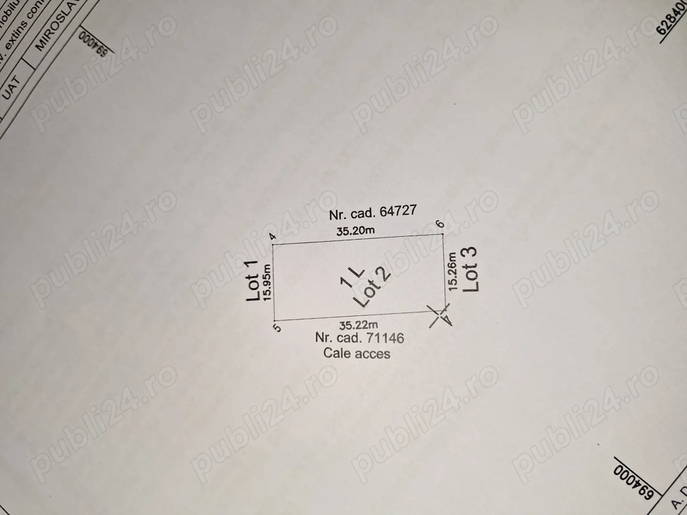 Teren de vânzare Valea Adanca str veche 