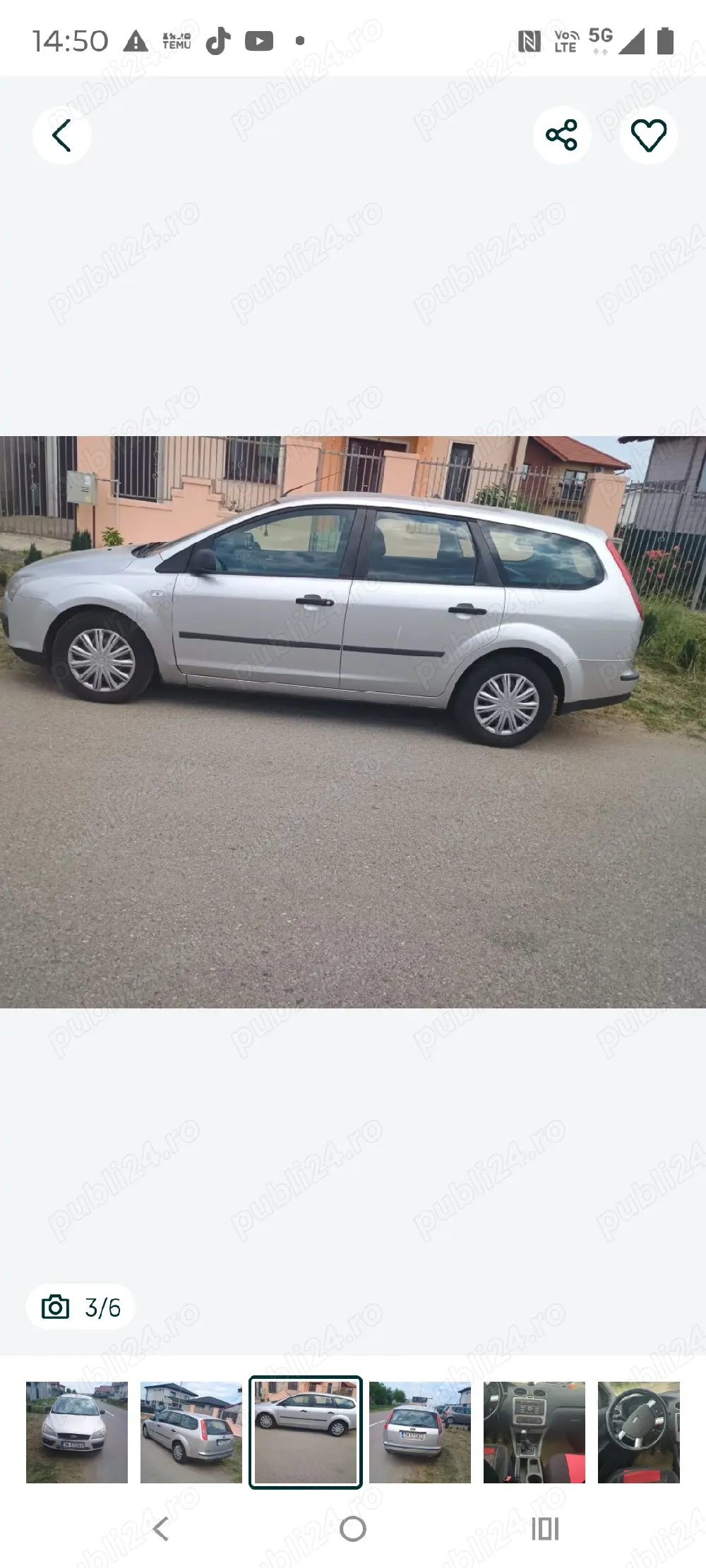 Vand ford focus in stare foarte bună de funcționare