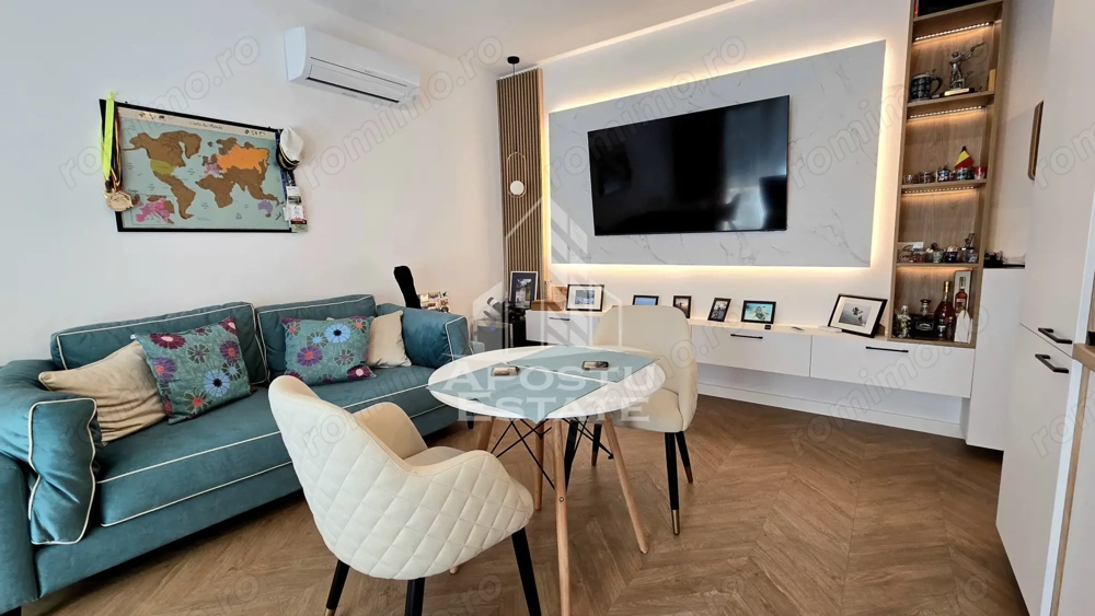 Apartament nou de vanzare, 2 camere si gradina, mobilat, Ciarda Rosie