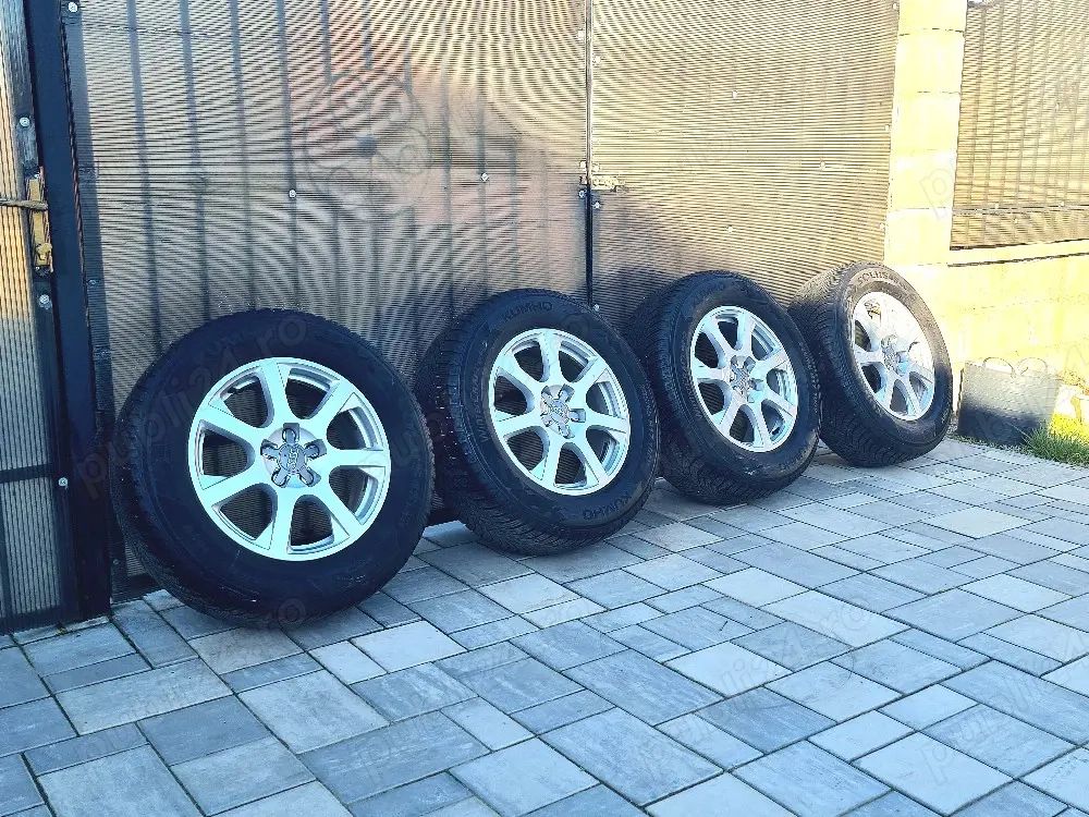 jante aliaj17" audi 5×112 cu anvelope ca noi  