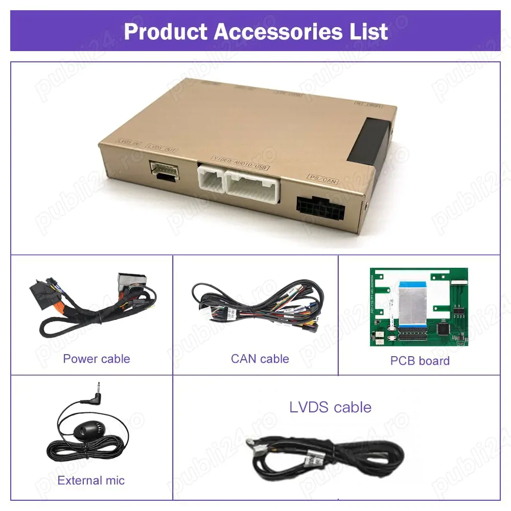 Kit android auto/carplay Ford