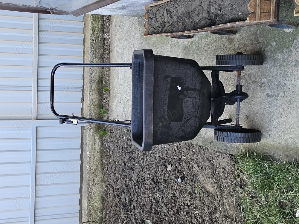 Dispozitiv manual de împrăștiere semințe, îngrășăminte, sare și nisip!