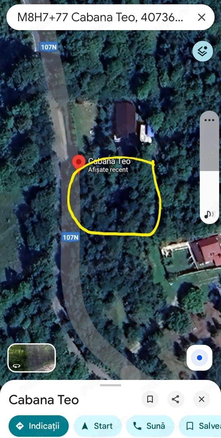 Teren de vânzare Muntele Rece,  1000 mp, intravilan, 40 km de Cluj-Napoca 