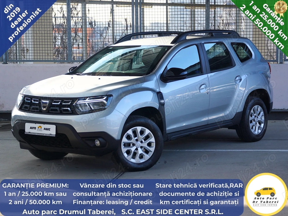 Dacia Duster 1.5 Blue dCi Comfort, 73.000 km, 2021, senzori parc, Eco, pilot automat, Android Auto  