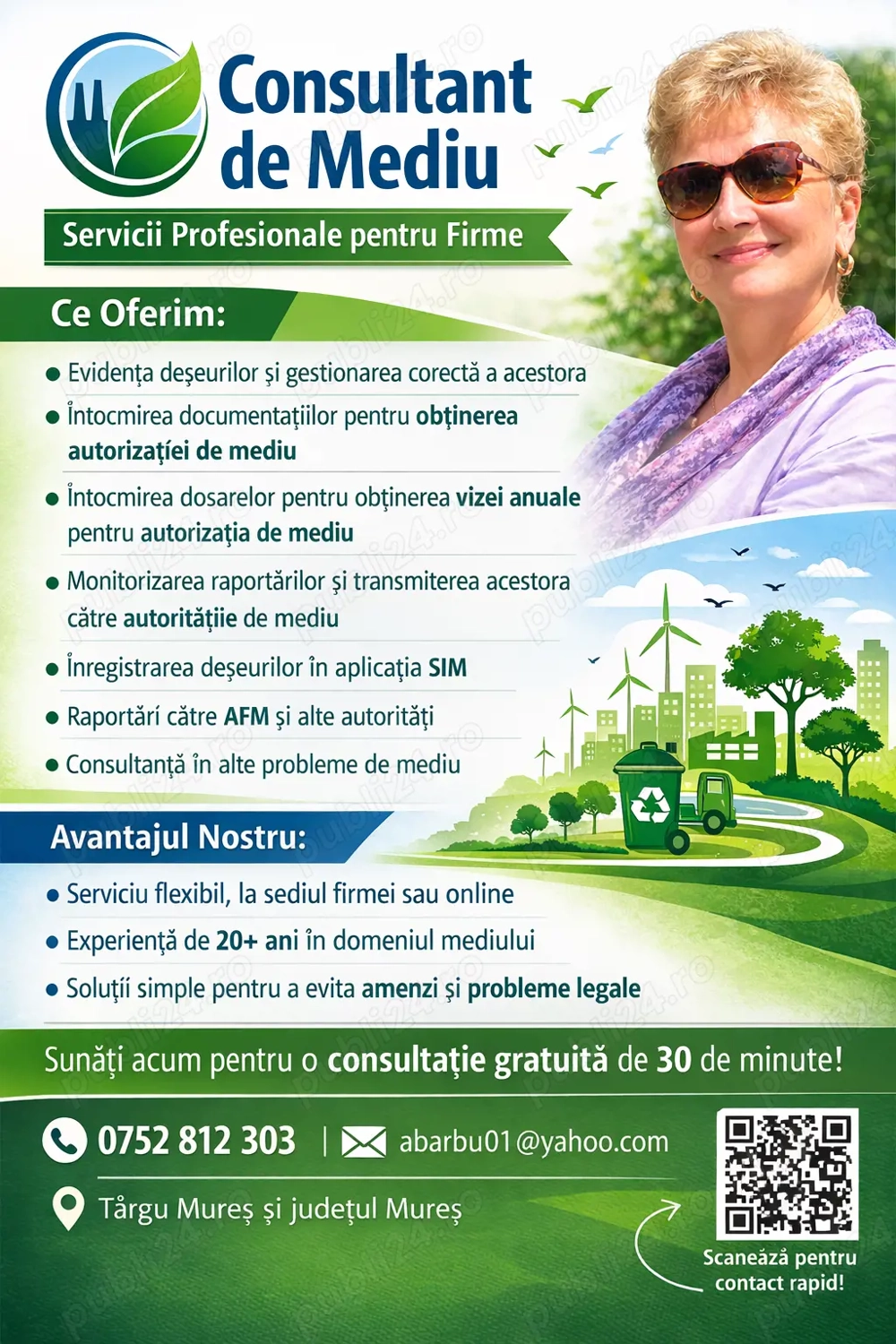 Consultant de mediu, servicii complete pentru firme mici si nu numai