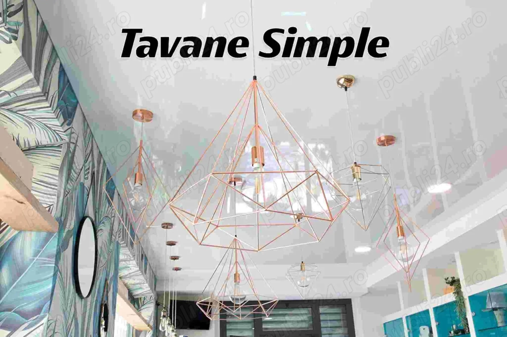 Tavane Simple și Complete One Stretch Ceiling România din membrană PVC - Next Level în amenajări 