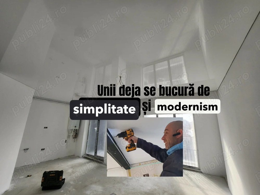 Tavane Simple și Complete One Stretch Ceiling România din membrană PVC - Next Level în amenajări 